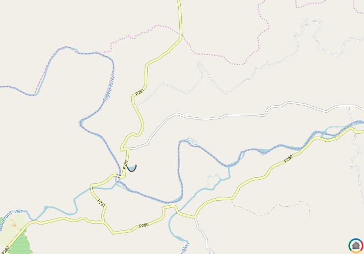 Map location of Tugela Estates